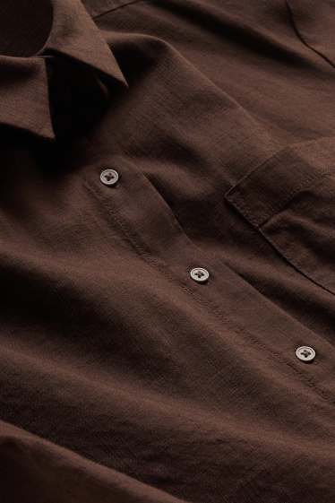 Women - Shirt blouse - brown