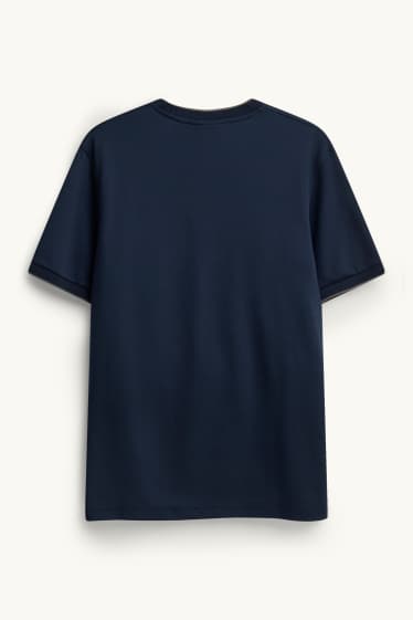 Herren - T-Shirt - Regular Fit - dunkelblau