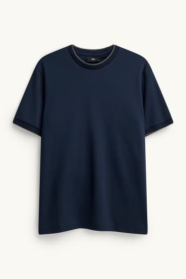 Herren - T-Shirt - Regular Fit - dunkelblau