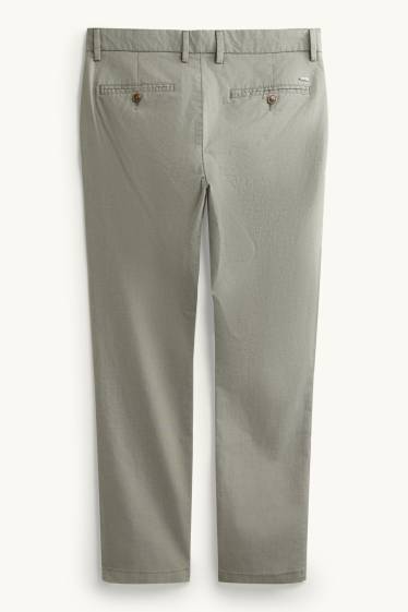 Heren - Chino - slim fit - groen