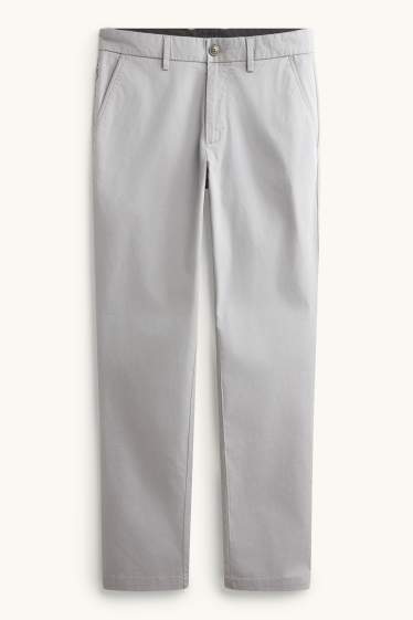 Heren - Chino - slim fit - grijs