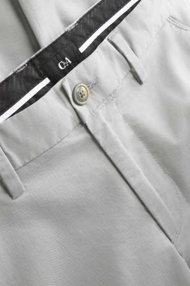 Heren - Chino - slim fit - grijs