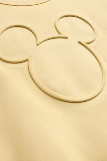 Donna - T-shirt - oversize - Topolino - giallo