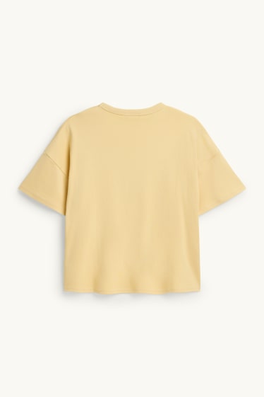 Donna - T-shirt - oversize - Topolino - giallo