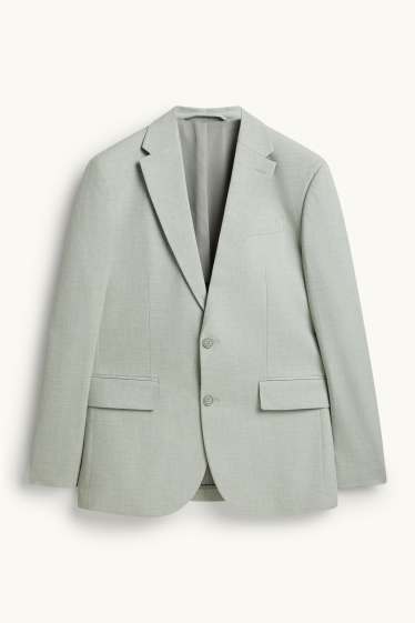 Herren - Baukasten-Sakko - Regular Fit - Leinen-Mix - hellgrün