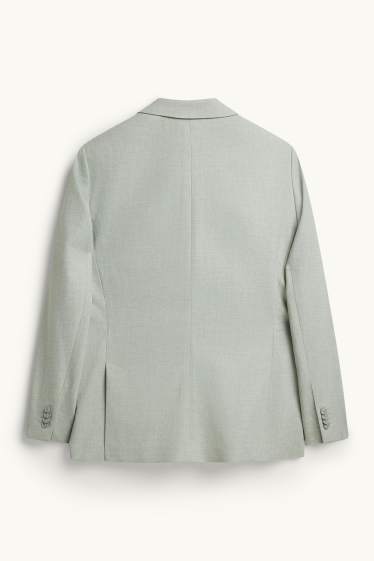 Herren - Baukasten-Sakko - Regular Fit - Leinen-Mix - hellgrün