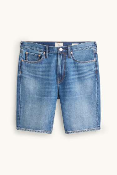 Hombre - Pantalón corto vaquero - vaqueros - azul