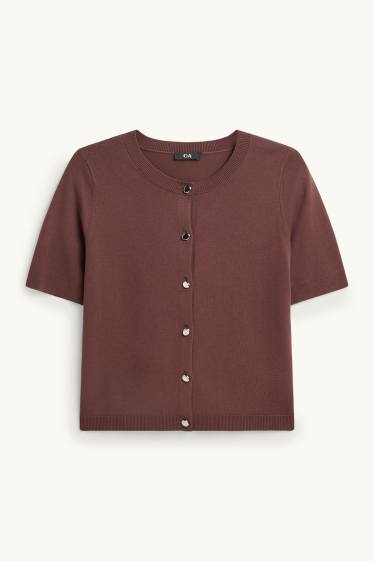 Women - Cardigan - brown