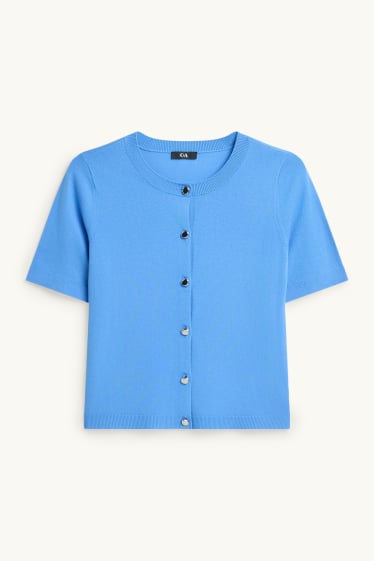 Women - Cardigan - light blue