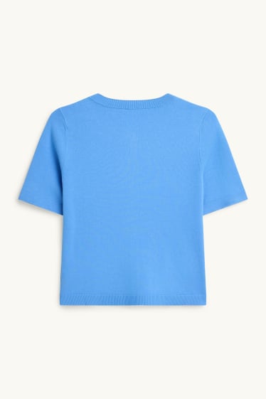 Women - Cardigan - light blue