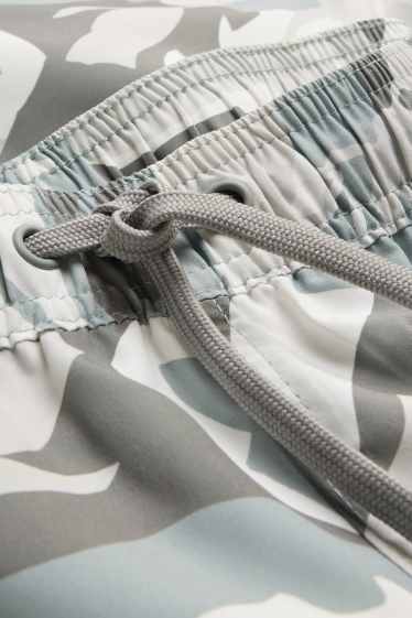 Hombre - Bañador - estampado - verde