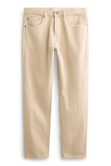 Home - Relaxed Jeans - mescla de lli - beix