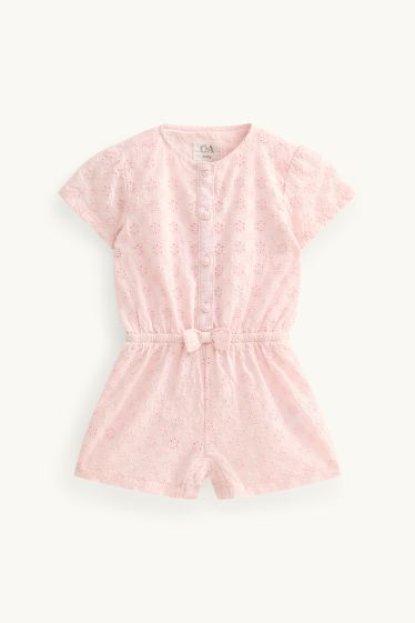 Miminka - dívky - Květiny - overal pro miminka - růžová