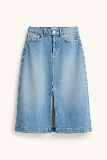 Femmes - Jupe en jean - jean bleu