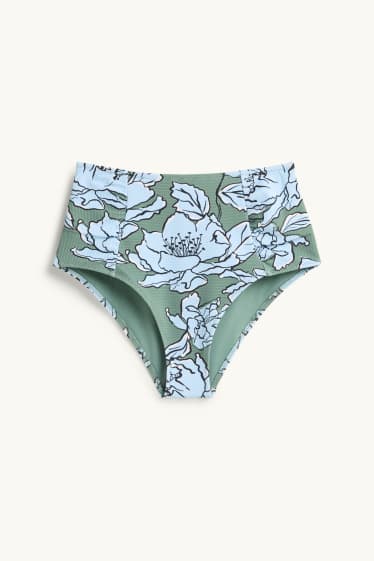 Donna - Slip bikini - vita alta - LYCRA® XTRA LIFE™ - verde