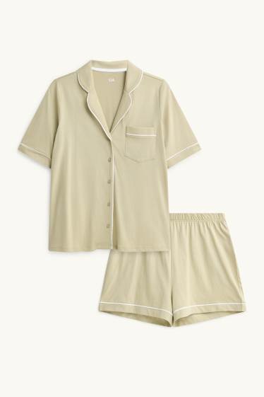 Dames - Shortama - lichtgroen