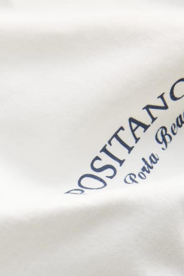 Men - T-shirt - relaxed fit - white