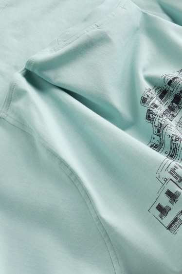 Herren - T-Shirt - Relaxed Fit - hellblau