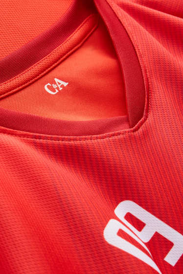 Kinderen: jongens - Zwitserland - T-shirt - rood