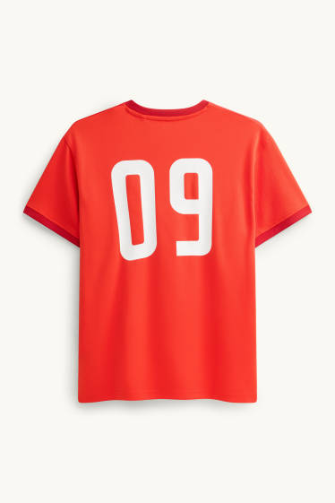Kinderen: jongens - Zwitserland - T-shirt - rood