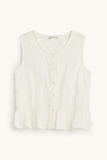 Kinderen: meisjes - Top - wit