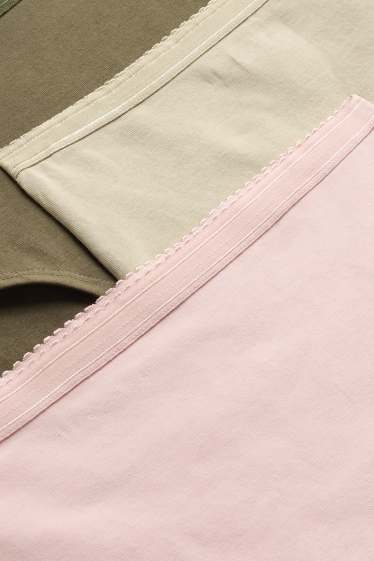 Donna - Confezione da 3 - slip - verde