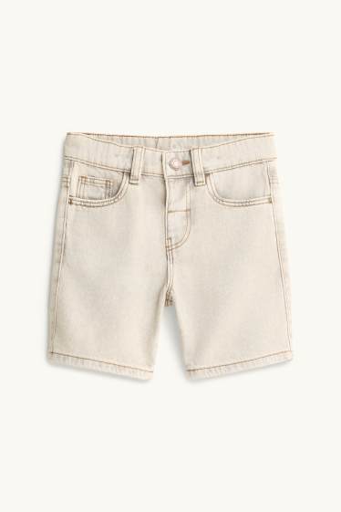 Kinder Buben - Jeans-Shorts - jeansgrau