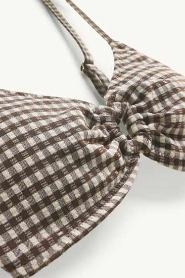 Dames - Bikinitop - voorgevormd - zonder beugels - LYCRA® XTRA LIFE™ - bruin