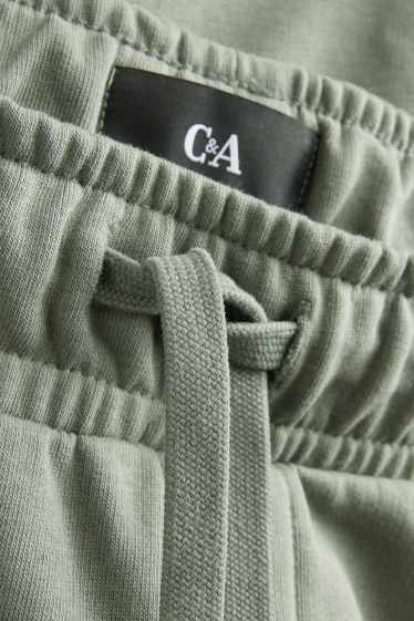 Pánské - Teplákové šortky - šedá