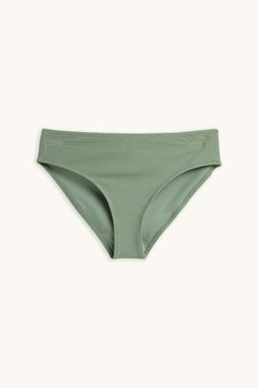 Donna - Slip bikini - vita media - LYCRA® XTRA LIFE™ - verde