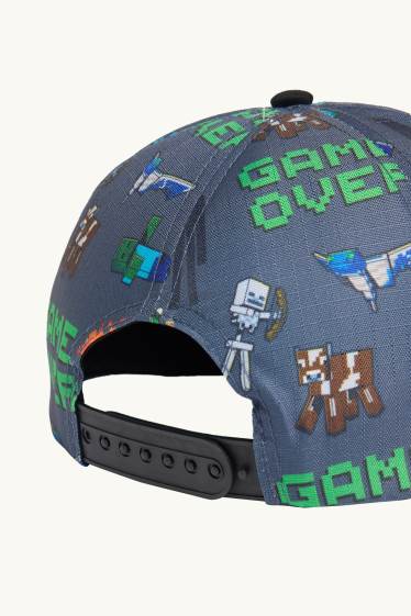 Copii - Băieți - Minecraft - șapcă de baseball - gri