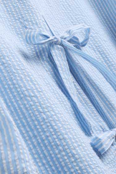 Donna - Camicetta - a righe - blu