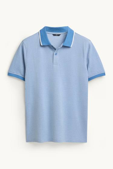 Herren - Poloshirt - Regular Fit - blau