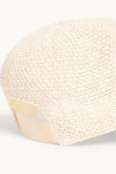 Donna - Cappellino di paglia - bianco