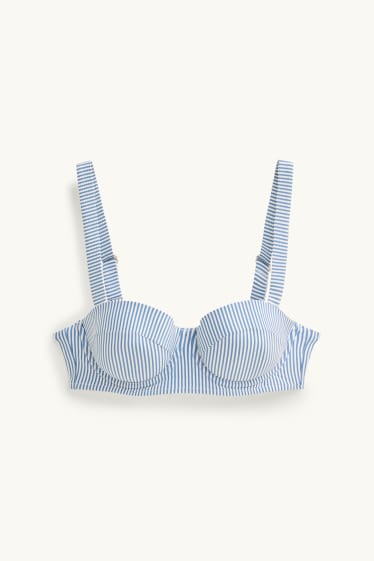 Dona - Top de biquini amb cèrcols - enconxat - LYCRA® XTRA LIFE™ - blau