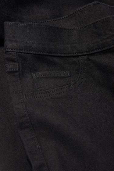 Damen - Jeggings Jeans - Mid Waist - schwarz