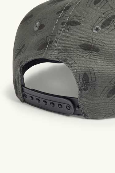 Copii - Băieți - Omul-Păianjen - șapcă de baseball - negru