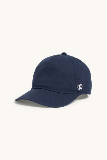 Children Boys - Football - baseball cap - blue