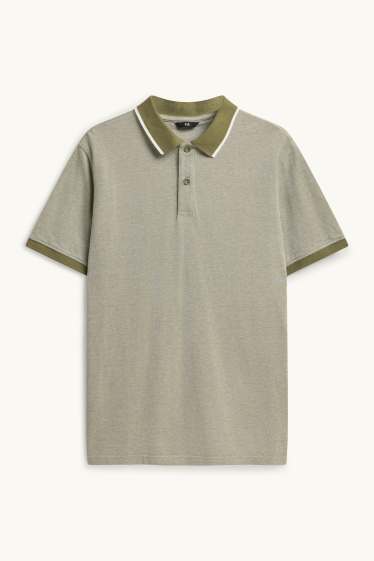 Herren - Poloshirt - Regular Fit - grün