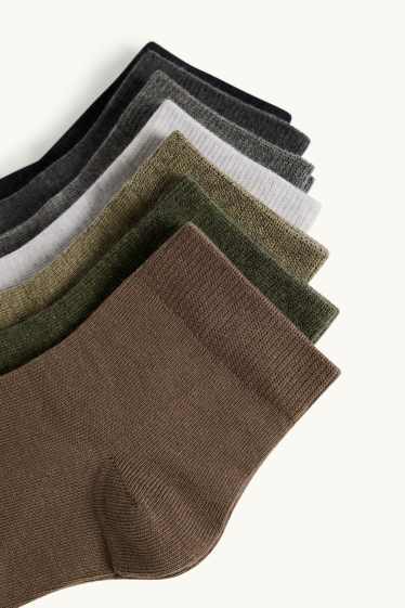 Hommes - Lot de 7 paires - socquettes - vert