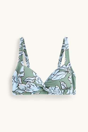 Dames - Bikinitop - voorgevormd - zonder beugels - LYCRA® XTRA LIFE™ - groen