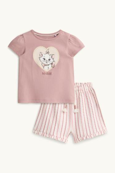 Baby Mädchen - Aristocats - Baby-Outfit - 2 teilig - rosa