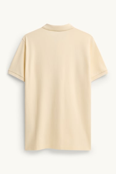 Herren - Poloshirt - Regular Fit - hellgelb