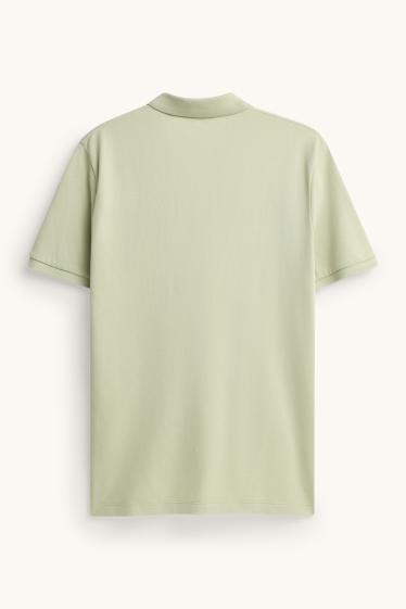Herren - Poloshirt - Regular Fit - grün