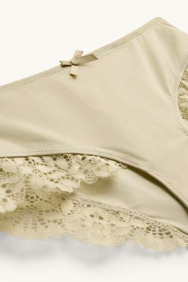 Femei - Chiloți hipster - galben