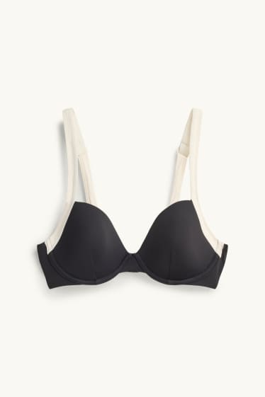 Damen - Bikini-Top mit Bügel - wattiert - LYCRA® XTRA LIFE™ - schwarz