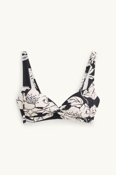 Dames - Bikinitop - voorgevormd - zonder beugels - LYCRA® XTRA LIFE™ - zwart / zwart