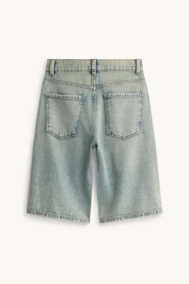 Kinder Jungen - Jeans-Bermudas - blau