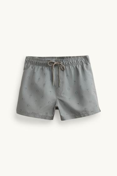 Home - Banyador - amb motiu - gris