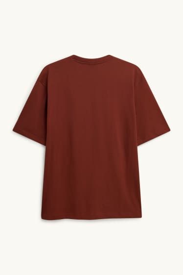 Herren - T-Shirt - Regular Fit - braun